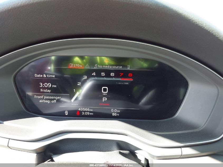 2024 Audi A4 Premium Plus 45 Tfsi S Line Quattro S Tronic VIN: WAUEAAF44RN006013 Lot: 43706551