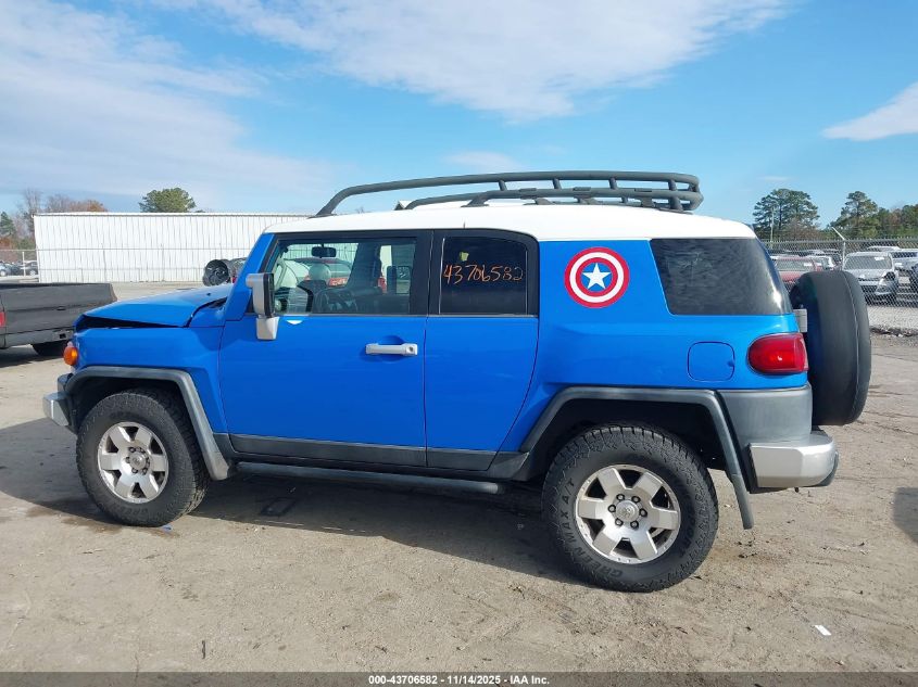 2007 Toyota Fj Cruiser VIN: JTEBU11F370042142 Lot: 43706582
