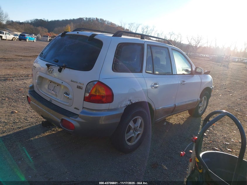 KM8SC73E93U488499 2003 HYUNDAI SANTA FE photo no. 4