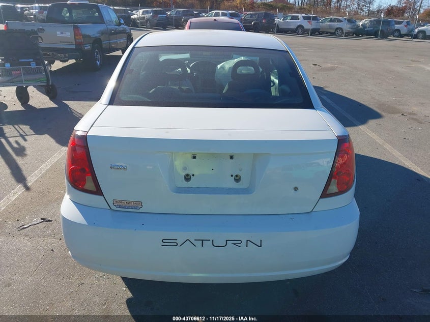 2004 Saturn Ion 3 VIN: 1G8AW12F14Z187321 Lot: 43706612