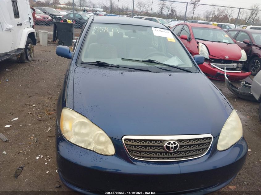 2006 Toyota Corolla Le VIN: 1NXBR32E56Z607114 Lot: 43706643