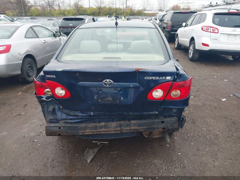 2006 Toyota Corolla Le VIN: 1NXBR32E56Z607114 Lot: 43706643