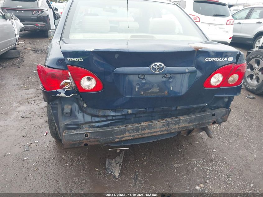 2006 Toyota Corolla Le VIN: 1NXBR32E56Z607114 Lot: 43706643