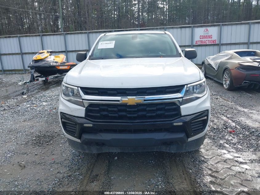 2022 Chevrolet Colorado 4Wd Short Box Wt VIN: 1GCGTBEN1N1119859 Lot: 43706685