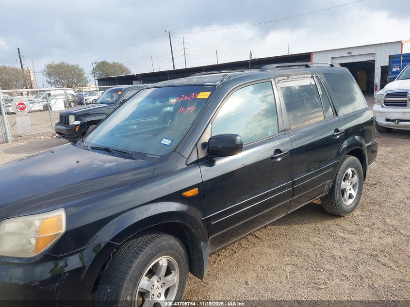 2007 Honda Pilot Ex-L VIN: 5FNYF28607B031783 Lot: 43706754