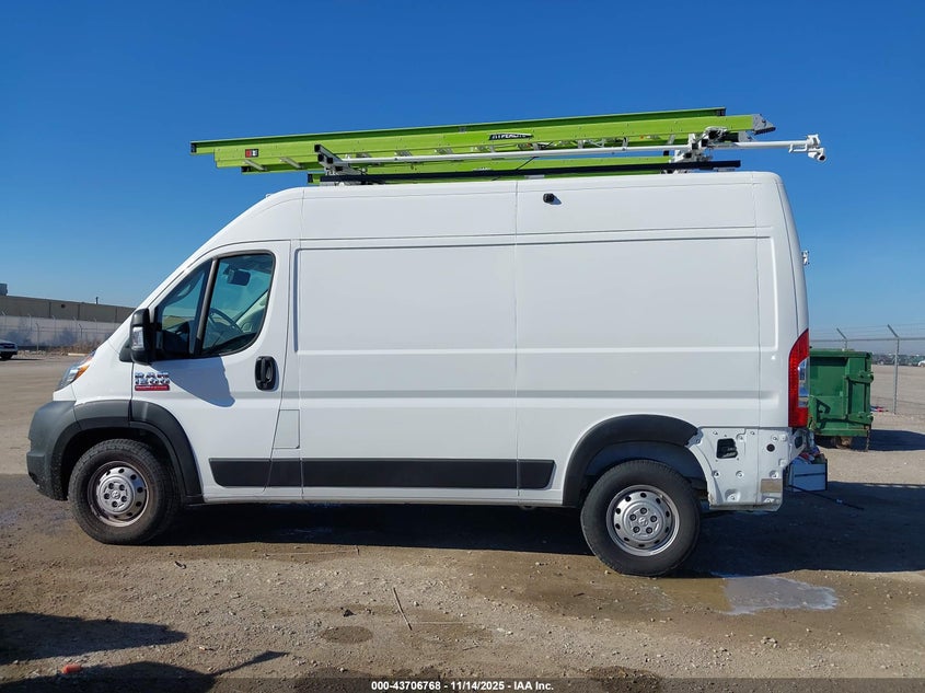 2021 Ram Promaster 1500 High Roof 136 Wb VIN: 3C6LRVBGXME553365 Lot: 43706768