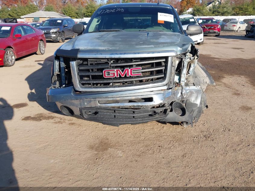 2009 GMC Sierra 1500 Sl/Work Truck VIN: 3GTEK13C69G134175 Lot: 43706778