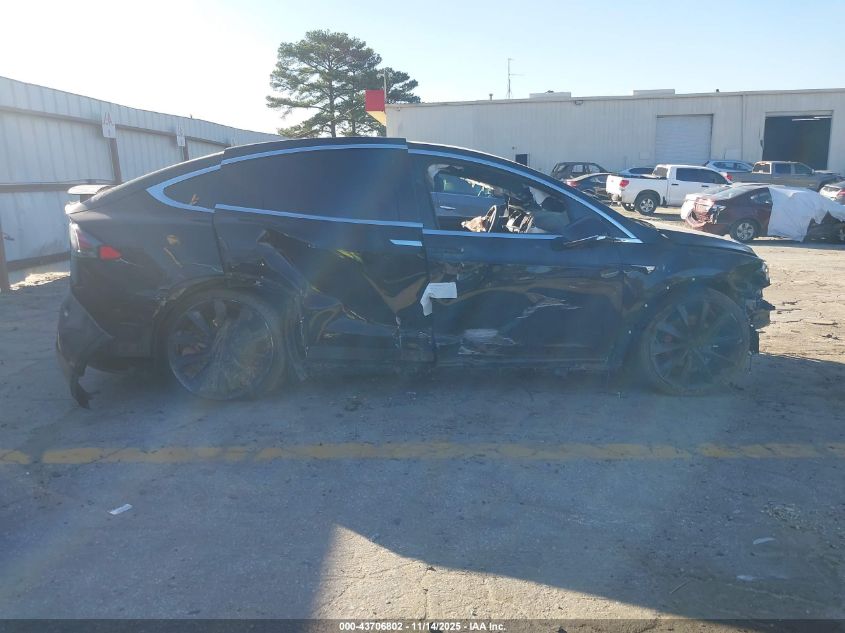 2020 Tesla Model X Performance Dual Motor All-Wheel Drive VIN: 5YJXCDE41LF262298 Lot: 43706802