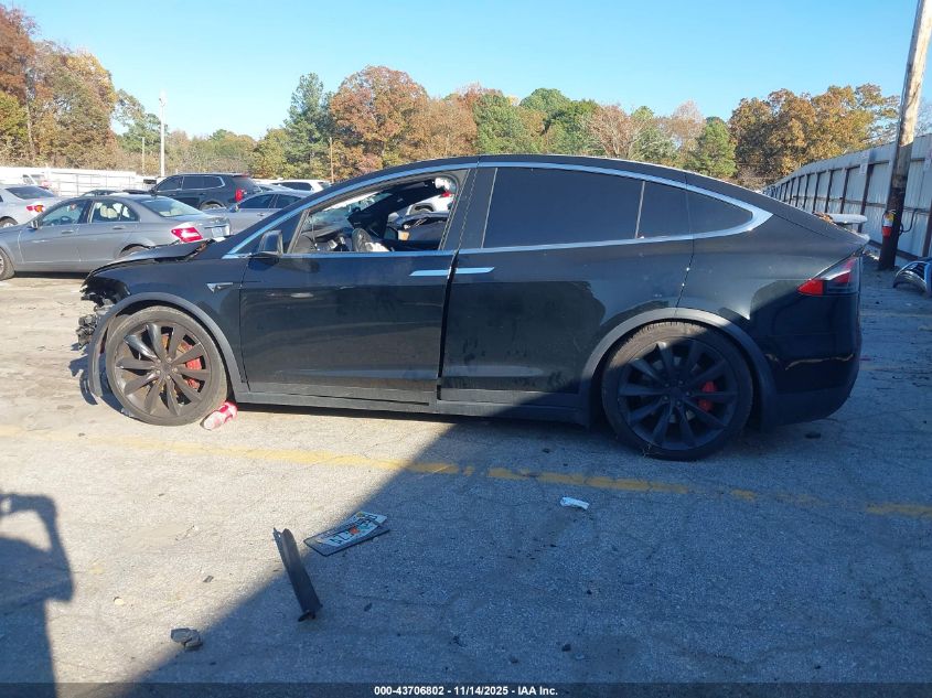 2020 Tesla Model X Performance Dual Motor All-Wheel Drive VIN: 5YJXCDE41LF262298 Lot: 43706802