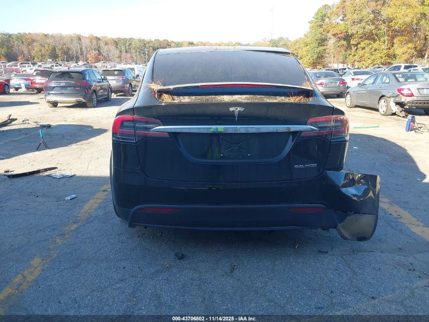 2020 Tesla Model X Performance Dual Motor All-Wheel Drive VIN: 5YJXCDE41LF262298 Lot: 43706802