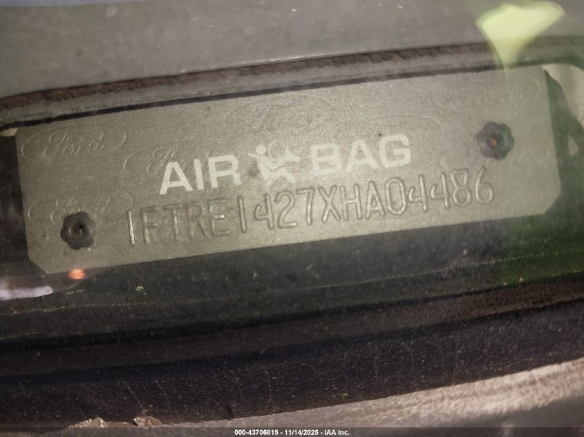 1999 Ford E-150 Commercial/Recreational VIN: 1FTRE1427XHA04486 Lot: 43706815