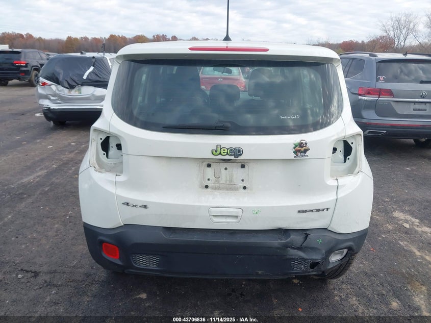 2019 Jeep Renegade Sport 4X4 VIN: ZACNJBAB8KPJ76951 Lot: 43706836