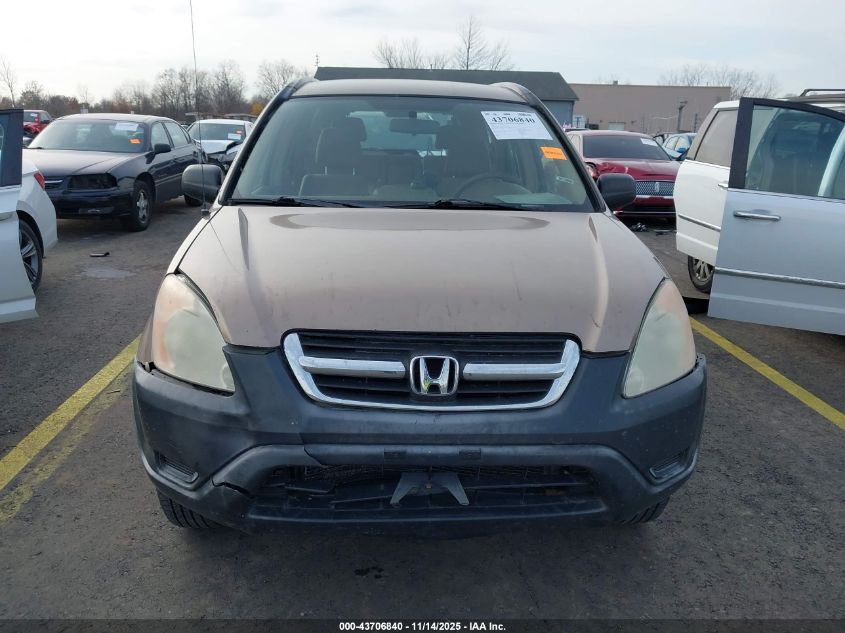 2003 Honda Cr-V Lx VIN: JHLRD785X3C017091 Lot: 43706840