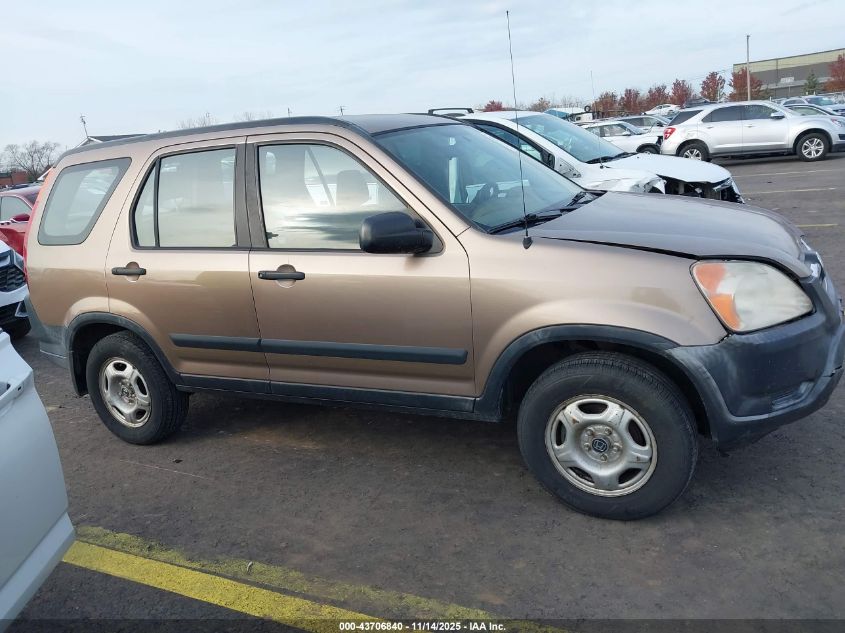 2003 Honda Cr-V Lx VIN: JHLRD785X3C017091 Lot: 43706840
