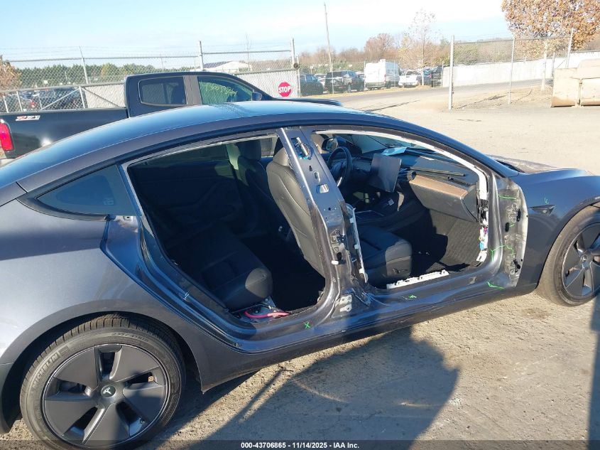 2023 Tesla Model 3 Rear-Wheel Drive VIN: 5YJ3E1EA6PF641705 Lot: 43706865