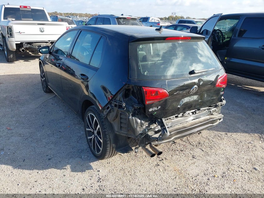 2015 VOLKSWAGEN GOLF TSI SE 4-DOOR - 3VW217AU0FM025385