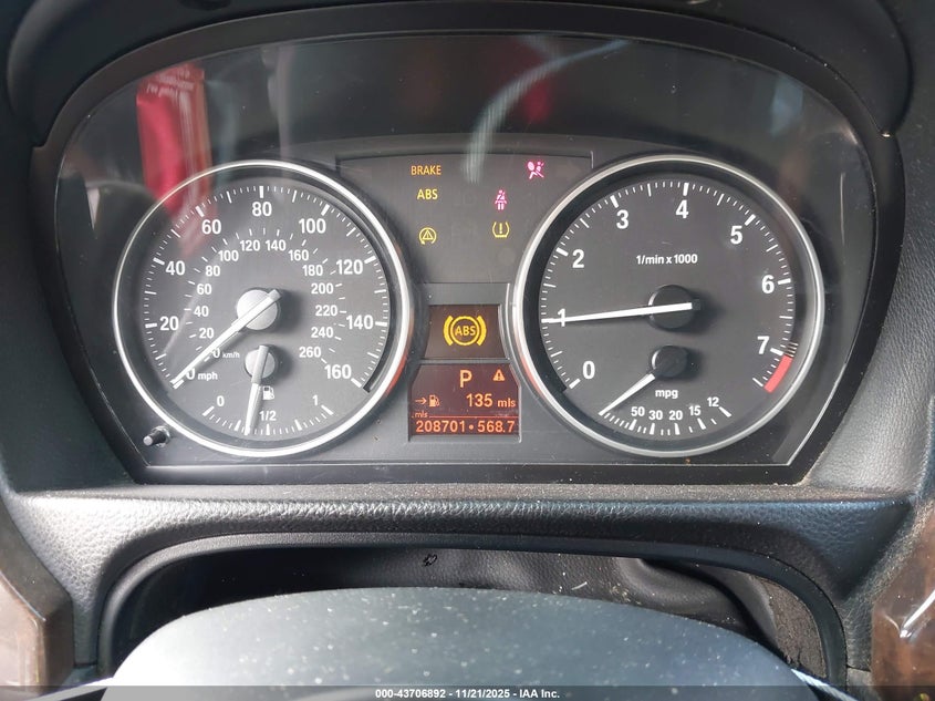 2008 BMW 328I VIN: WBAVA33508K053581 Lot: 43706892