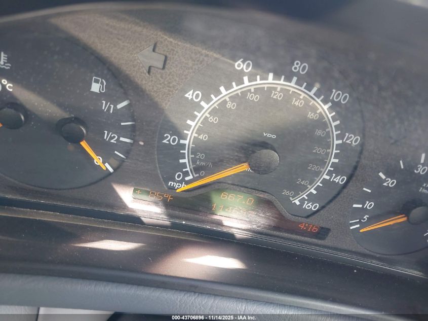 1999 Mercedes-Benz Clk 320 VIN: WDBLJ65G4XF060162 Lot: 43706896