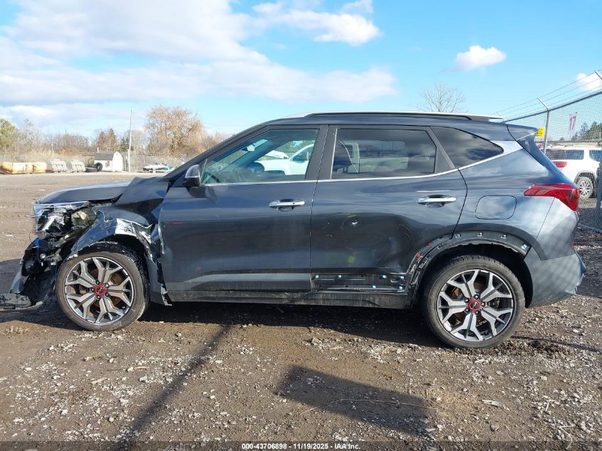 2022 Kia Seltos Sx Turbo VIN: KNDETCA29N7255646 Lot: 43706898