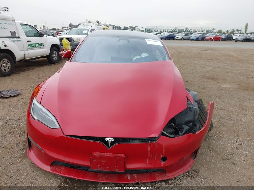2022 Tesla Model S Dual Motor All-Wheel Drive VIN: 5YJSA1E53NF493553 Lot: 43706959