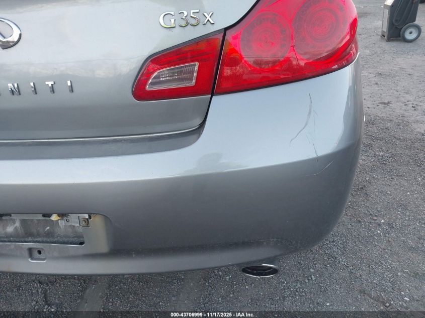 2008 Infiniti G35X VIN: JNKBV61F98M258780 Lot: 43706999