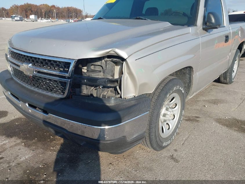 2006 Chevrolet Silverado 1500 Work Truck VIN: 3GCEC14X56G188660 Lot: 43707109