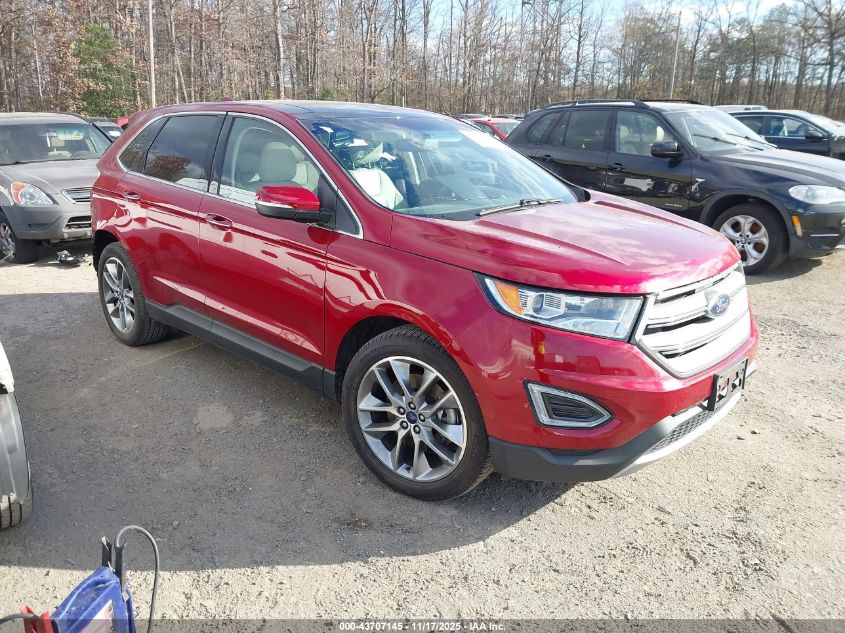 2016 FORD EDGE TITANIUM - 2FMPK4K97GBC63702