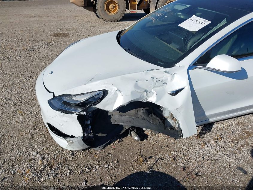 2019 Tesla Model 3 Long Range/Mid Range/Standard Range/Standard Range Plus VIN: 5YJ3E1EA1KF436253 Lot: 43707157