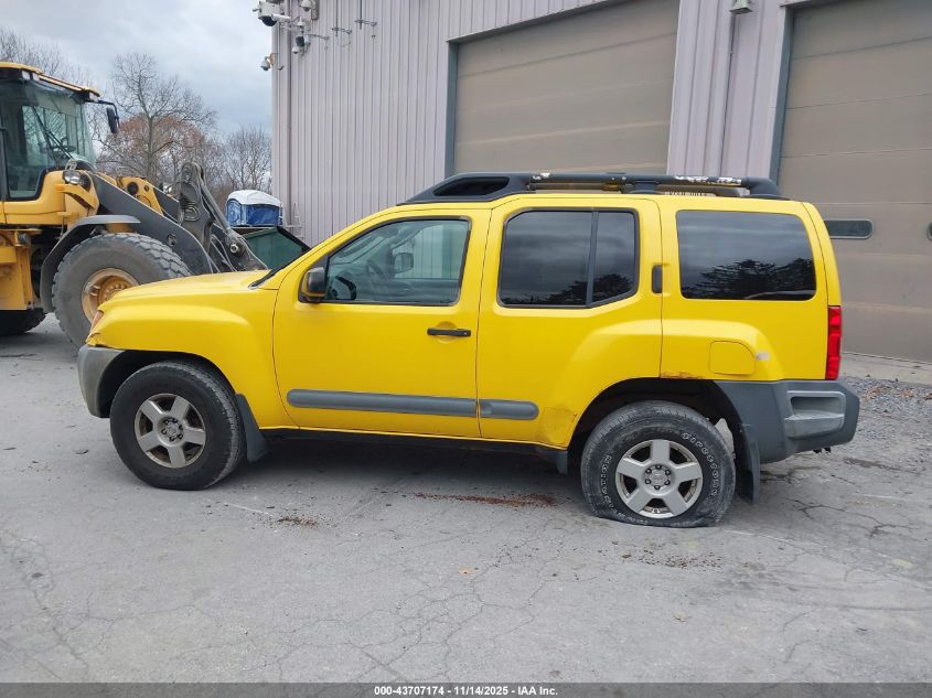 2005 Nissan Xterra S VIN: 5N1AN08W35C618302 Lot: 43707174
