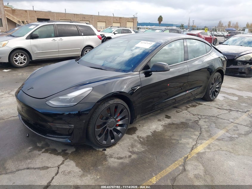 5YJ3E1EC4NF327145 2022 TESLA MODEL 3 photo no. 2