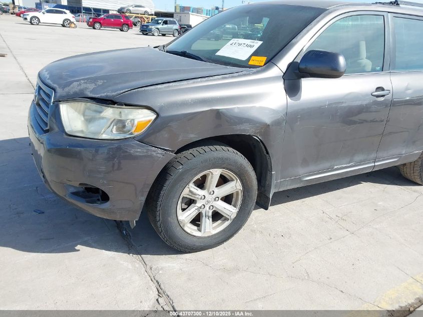 2009 Toyota Highlander VIN: JTEDA41A892005361 Lot: 43707300