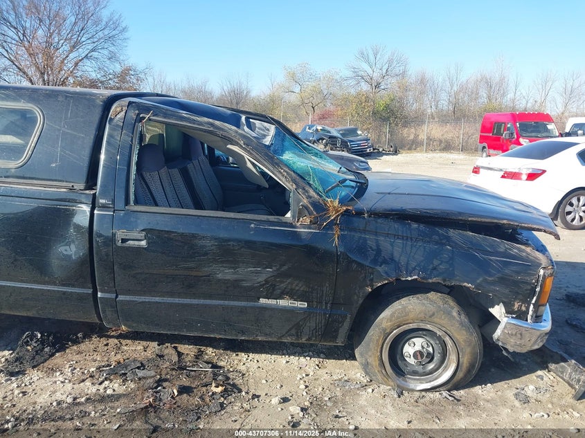 1996 GMC Sierra C1500 VIN: 1GTEC14W9TZ511529 Lot: 43707306