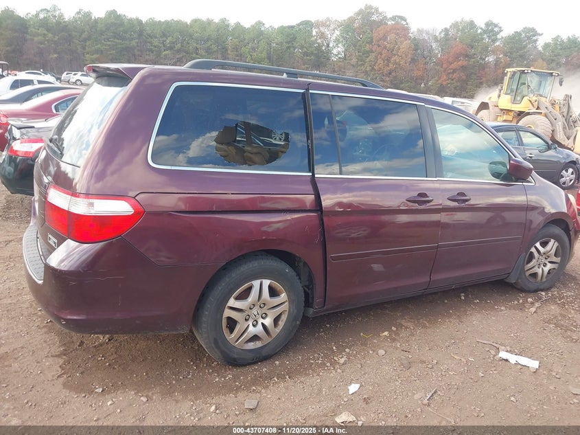 2007 Honda Odyssey Ex-L VIN: 5FNRL38707B449739 Lot: 43707408