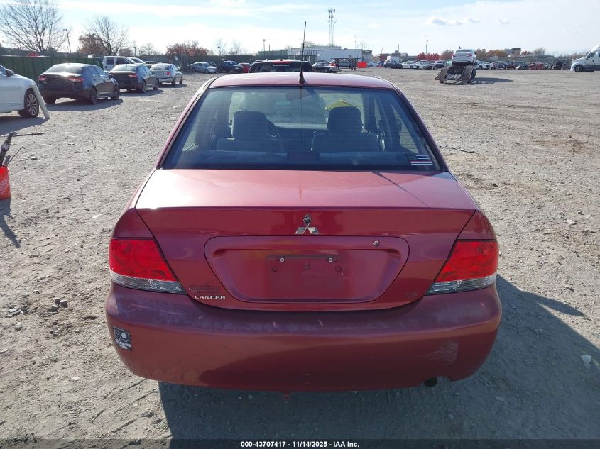 2006 Mitsubishi Lancer Es/Se VIN: JA3AJ26E86U056669 Lot: 43707417