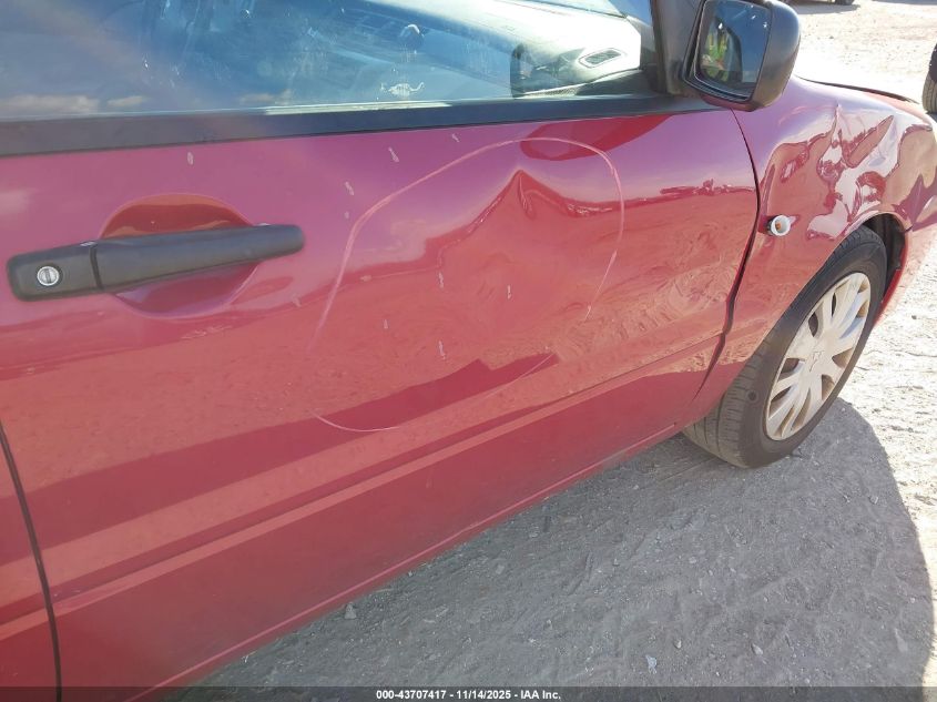 2006 Mitsubishi Lancer Es/Se VIN: JA3AJ26E86U056669 Lot: 43707417