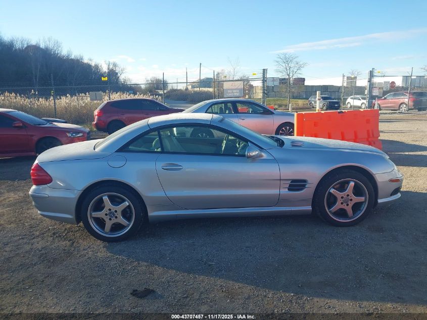 2003 Mercedes-Benz Sl 500 VIN: WDBSK75F63F034369 Lot: 43707457