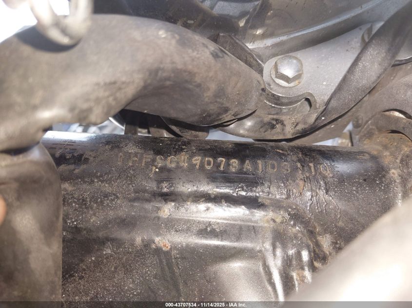 2003 Honda Vtx1800 R VIN: 1HFSC49073A103110 Lot: 43707534