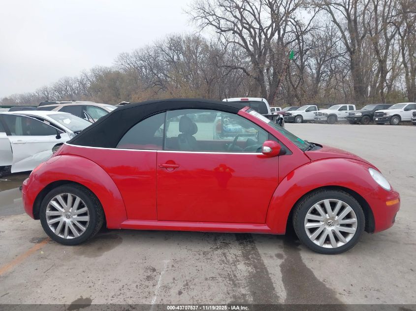 2008 Volkswagen New Beetle Se VIN: 3VWRF31YX8M420091 Lot: 43707537