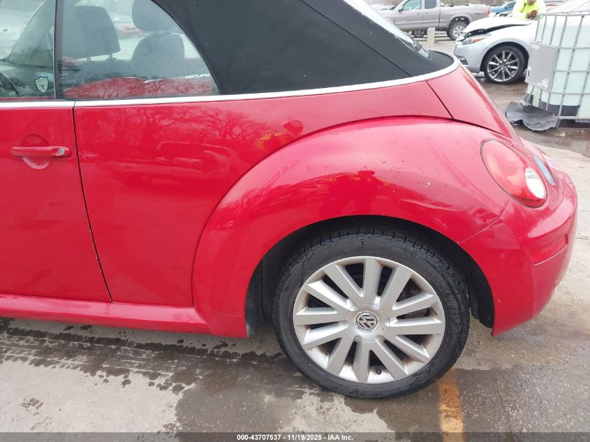 2008 Volkswagen New Beetle Se VIN: 3VWRF31YX8M420091 Lot: 43707537