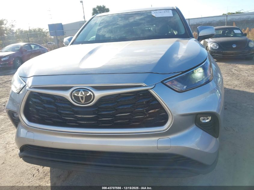 2023 Toyota Highlander Le VIN: 5TDKDRBH4PS022014 Lot: 43707556