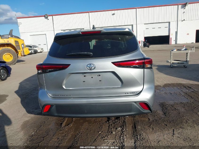 2023 Toyota Highlander Le VIN: 5TDKDRBH4PS022014 Lot: 43707556