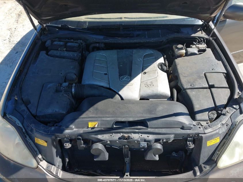 2005 Lexus Ls 430 VIN: JTHBN36F755018656 Lot: 43707571