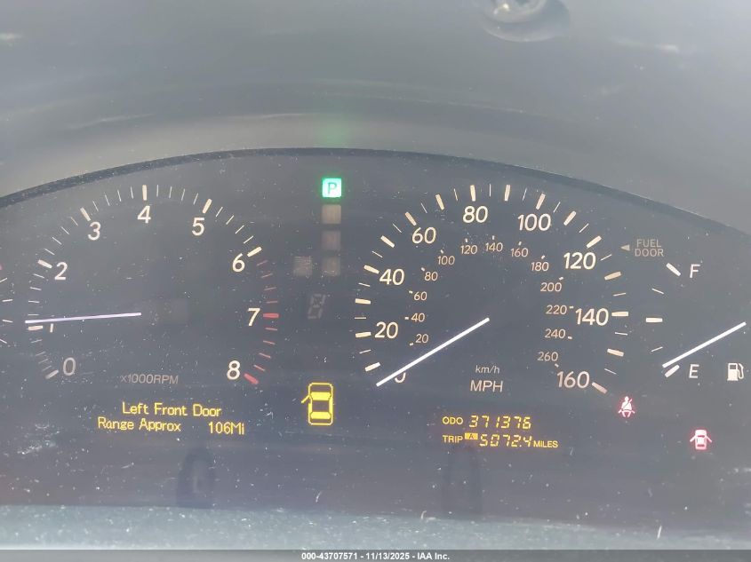 2005 Lexus Ls 430 VIN: JTHBN36F755018656 Lot: 43707571