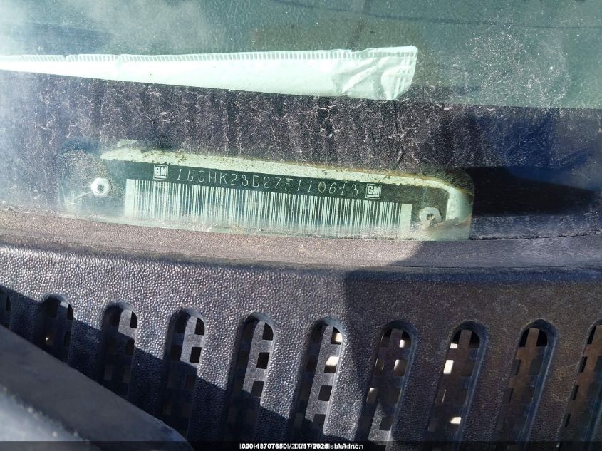 2007 Chevrolet Silverado 2500Hd Classic Lt1 VIN: 1GCHK23D27F110613 Lot: 43707650