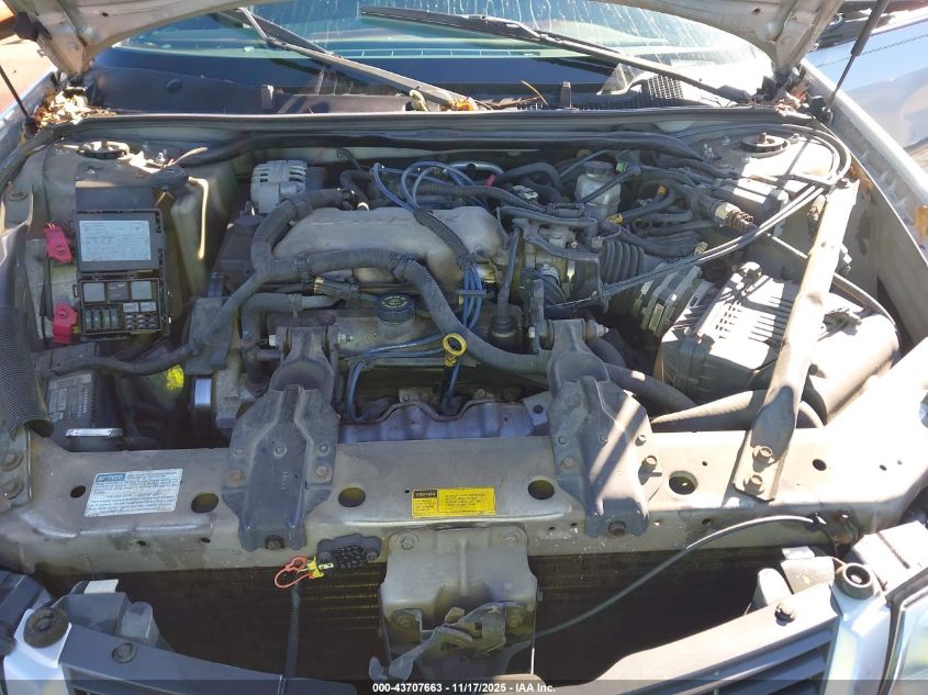 2001 Chevrolet Impala VIN: 2G1WF55E419347471 Lot: 43707663