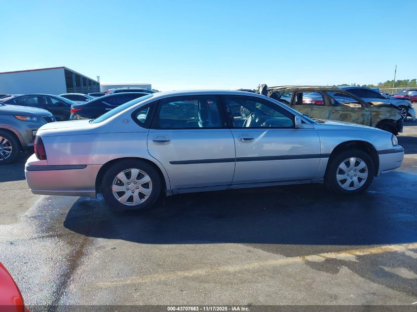 2001 Chevrolet Impala VIN: 2G1WF55E419347471 Lot: 43707663