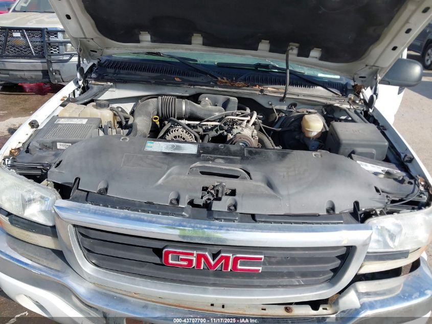 2007 GMC Sierra 1500 Classic Work VIN: 3GTEC14X47G189736 Lot: 43707700