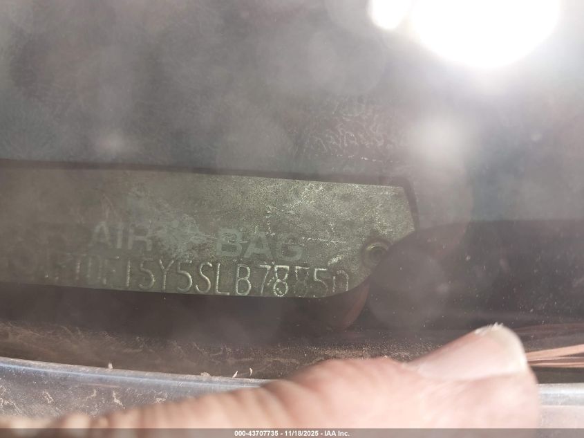 1995 Ford F150 VIN: 1FTDF15Y5SLB78850 Lot: 43707735