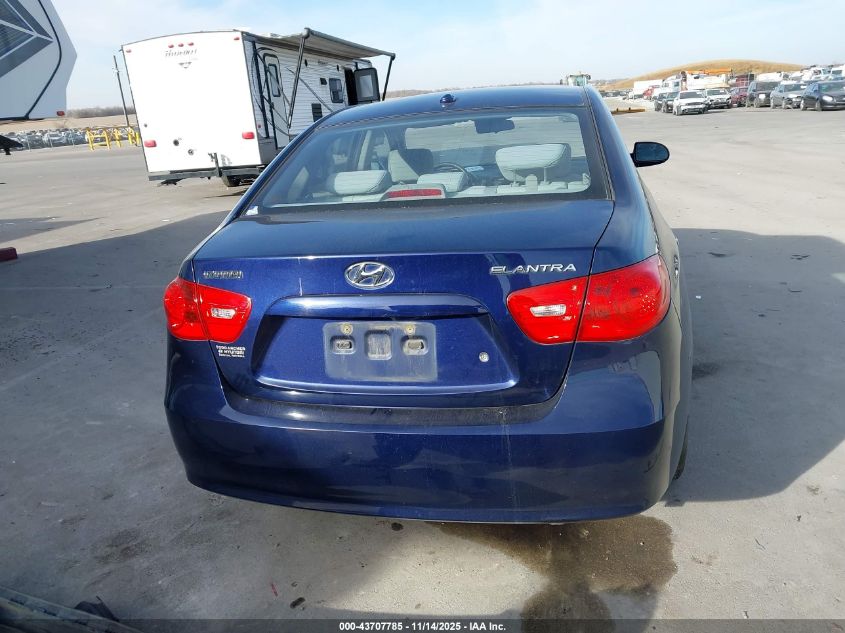 2009 Hyundai Elantra Gls VIN: KMHDU46D79U607392 Lot: 43707785