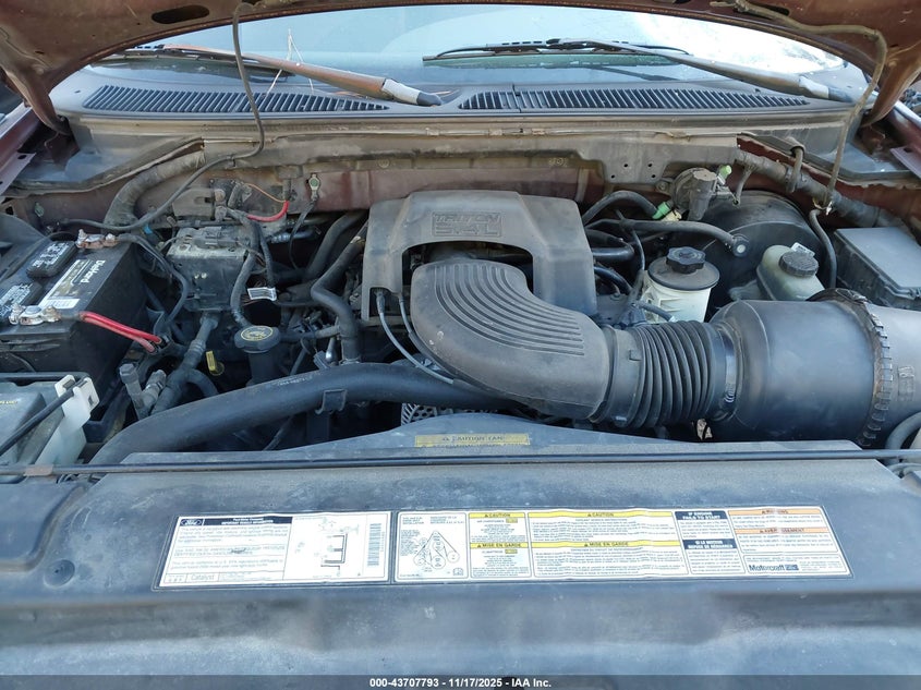 2000 Ford F-150 Lariat/Work Series/Xl/Xlt VIN: 1FTRX17L5YNA71704 Lot: 43707793